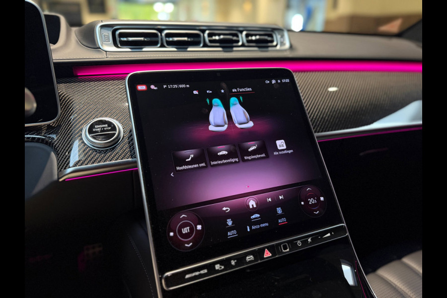 Mercedes-Benz S-Klasse AMG 63 S E Performance|Pano|HUD|Keyless|360|4D Burmester|Massage|Matrix|Chauffeur Pakket|Carbon