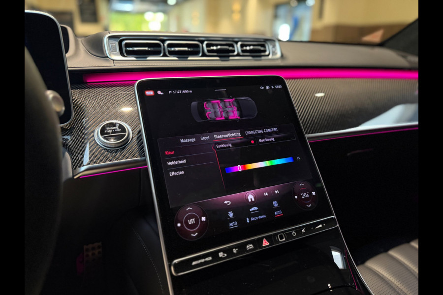 Mercedes-Benz S-Klasse AMG 63 S E Performance|Pano|HUD|Keyless|360|4D Burmester|Massage|Matrix|Chauffeur Pakket|Carbon