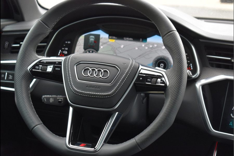 Audi A6 Avant 55 TFSI e Quattro Porsche Krijt Grijs Exclusive S-Line Competition 367 Pk Pano RS-Stoel Soft-Close S6 21 Inch
