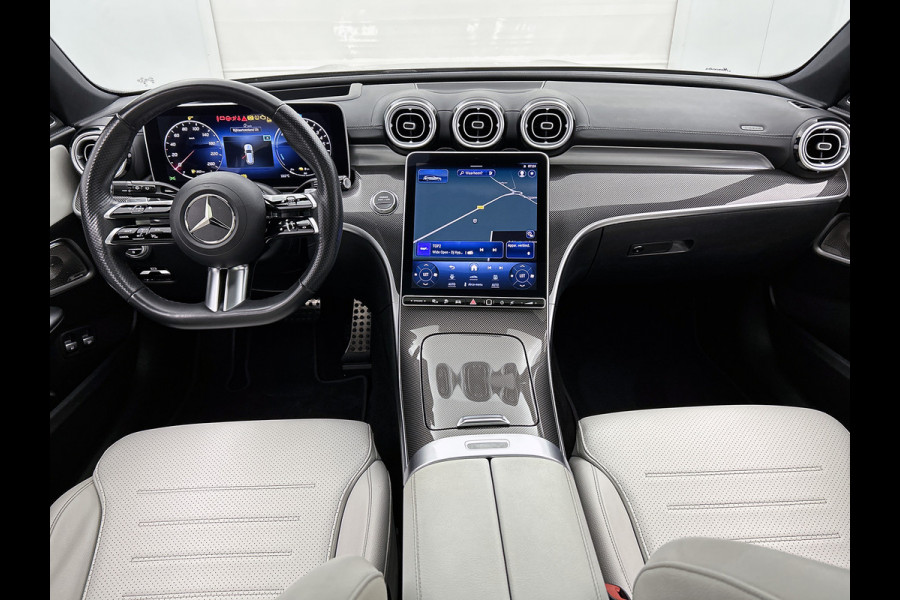 Mercedes-Benz C-Klasse Estate 300 e AMG Plug-In Hybride AMG Line | Premium Plus | Night Pakket | Panorama Schuif-Kanteldak | Alarm | Inclusief 24 maanden MB Certified garantie voor Europa.