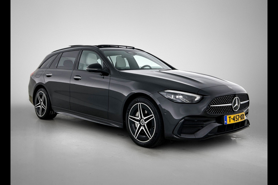 Mercedes-Benz C-Klasse Estate 300 e AMG Plug-In Hybride AMG Line | Premium Plus | Night Pakket | Panorama Schuif-Kanteldak | Alarm | Inclusief 24 maanden MB Certified garantie voor Europa.