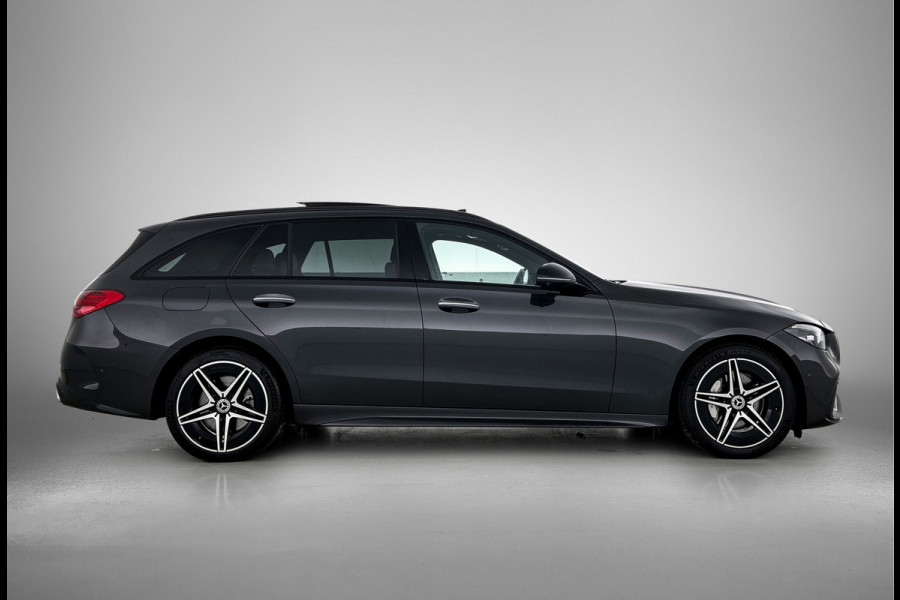 Mercedes-Benz C-Klasse Estate 300 e AMG Plug-In Hybride AMG Line | Premium Plus | Night Pakket | Panorama Schuif-Kanteldak | Alarm | Inclusief 24 maanden MB Certified garantie voor Europa.