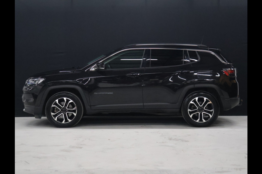 Jeep Compass 4xe 190 Plug-in Hybrid Electric Limited Lease Ed. 4WD [TREKHAAK, STUURVERWARMING, STOELVERWARMING, ADAPTIEVE RIJMODUS, CAMERA, PARKEER ASSISTENT, ADAPTIVE CRUISE, PDC V+A, DIGITAL DASH, BLUETOOTH, CLIMATE, NIEUWSTAAT]