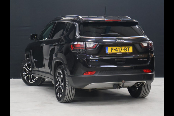 Jeep Compass 4xe 190 Plug-in Hybrid Electric Limited Lease Ed. 4WD [TREKHAAK, STUURVERWARMING, STOELVERWARMING, ADAPTIEVE RIJMODUS, CAMERA, PARKEER ASSISTENT, ADAPTIVE CRUISE, PDC V+A, DIGITAL DASH, BLUETOOTH, CLIMATE, NIEUWSTAAT]