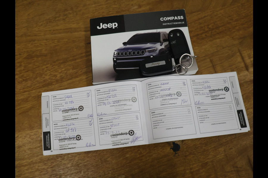 Jeep Compass 4xe 190 Plug-in Hybrid Electric Limited Lease Ed. 4WD [TREKHAAK, STUURVERWARMING, STOELVERWARMING, ADAPTIEVE RIJMODUS, CAMERA, PARKEER ASSISTENT, ADAPTIVE CRUISE, PDC V+A, DIGITAL DASH, BLUETOOTH, CLIMATE, NIEUWSTAAT]