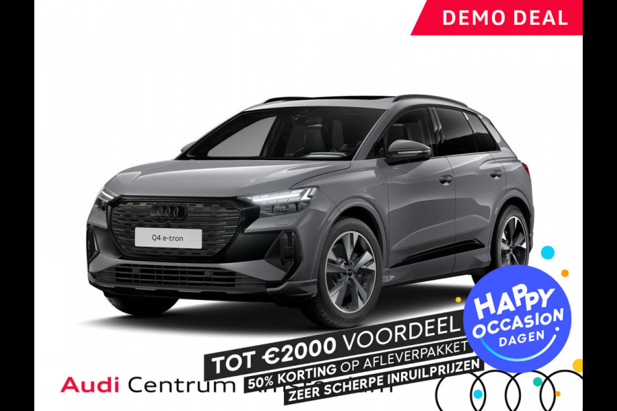 Audi Q4 e-tron 45 quattro S Edition Competition 82 kWh 286pk | Panoramadak | Parkeercamera | Adaptieve cruise controle