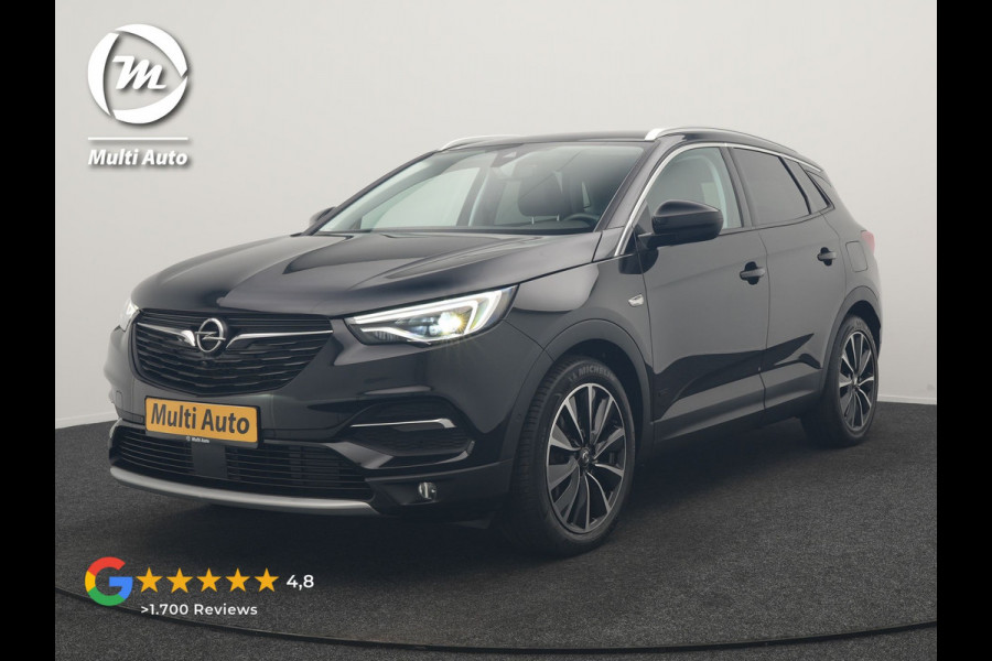Opel Grandland X 1.6 Turbo Ultimate PHEV 225pk | Trekhaak Afn. | Adaptive Cruise | 360 Camera | Lederen Sportstoelen Memory & Ventilatie | Stoelverwarming | Keyless | Apple Carplay | DAB | Navigatie | 19"L.M | Plug In Hybrid