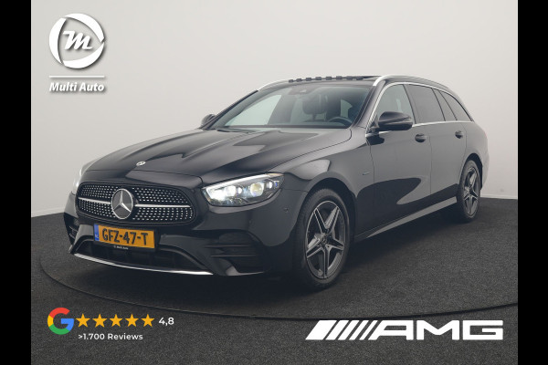 Mercedes-Benz E-Klasse Estate 300 e AMG 320pk PHEV Dealer O.H | Trekhaak af Fabriek | Schuif-/kantel Dak | Widescreen Navi | Multibeam LED | Camera | Alcantara Sportstoelen Verwarmd | Apple Carplay | BLIS | 18"L.M | Plug In Hybrid