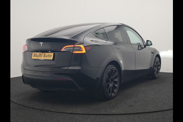 Tesla Model Y RWD 58 kWh 299pk Dealer O.H | Panodak | Full Self Driving Capability | Adaptive Cruise | 360 Camera | Lederen Sportstoelen Memory & Verwarmd | Keyless | BLIS | Navigatie | Virtual | DAB | Spotify | 20"L.M |
