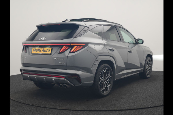 Hyundai Tucson 1.6 T-GDI PHEV N Line 4WD 265pk Dealer O.H | Trekhaak Afn. | Panodak | Adaptive Cruise | 360 Camera | Krell Audio | Alcantara Sportstoelen Memory & Ventilatie | Stoelen & Stuur Verwarmd | Blis | Keyless | Navigatie | DAB | Plug In Hybrid |