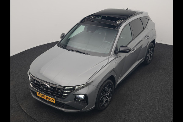 Hyundai Tucson 1.6 T-GDI PHEV N Line 4WD 265pk Dealer O.H | Trekhaak Afn. | Panodak | Adaptive Cruise | 360 Camera | Krell Audio | Alcantara Sportstoelen Memory & Ventilatie | Stoelen & Stuur Verwarmd | Blis | Keyless | Navigatie | DAB | Plug In Hybrid |