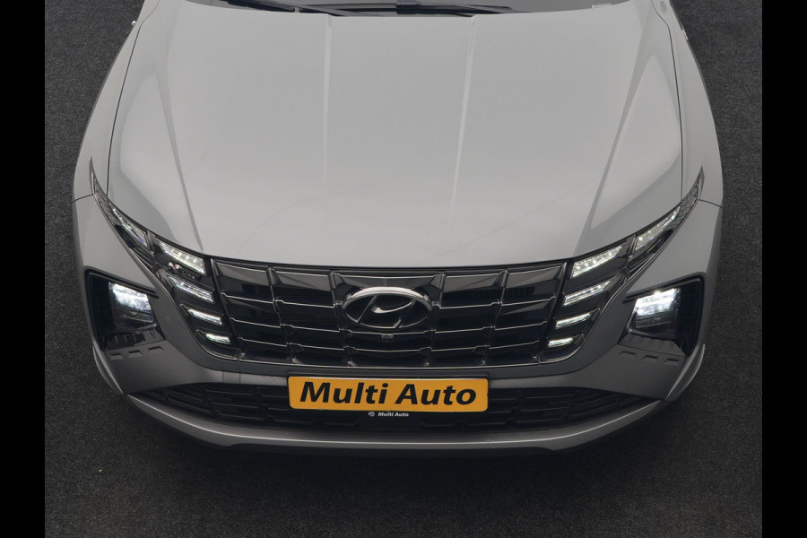 Hyundai Tucson 1.6 T-GDI PHEV N Line 4WD 265pk Dealer O.H | Trekhaak Afn. | Panodak | Adaptive Cruise | 360 Camera | Krell Audio | Alcantara Sportstoelen Memory & Ventilatie | Stoelen & Stuur Verwarmd | Blis | Keyless | Navigatie | DAB | Plug In Hybrid |