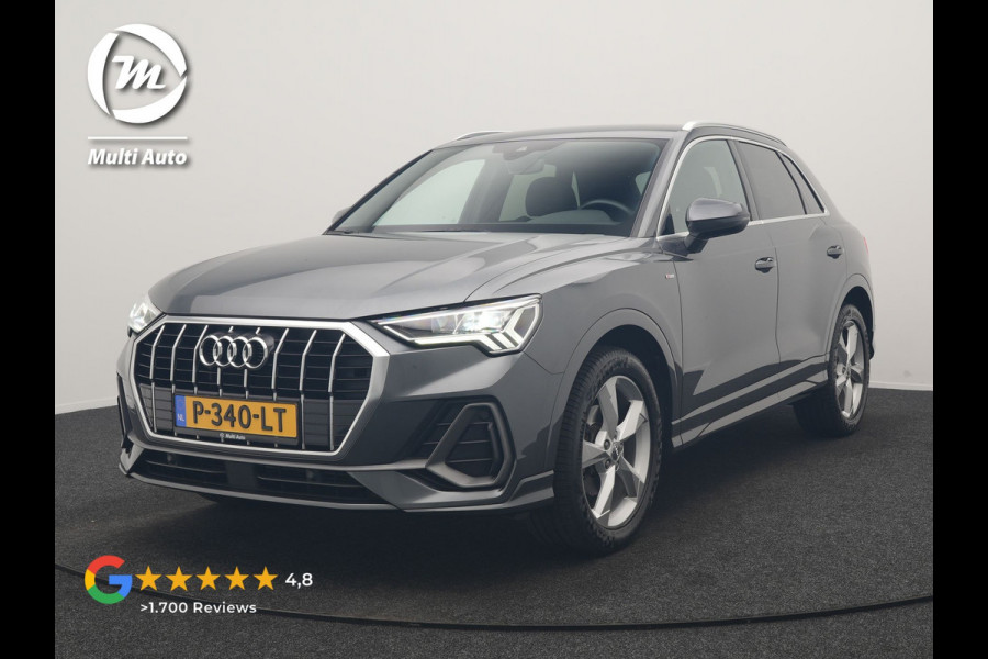 Audi Q3 35 TFSI S Line Pro Line S 150pk | Trekhaak | Cruise Control | Sportstoelen Verwarmd | Blis | DAB | Navigatie | 19"L.M