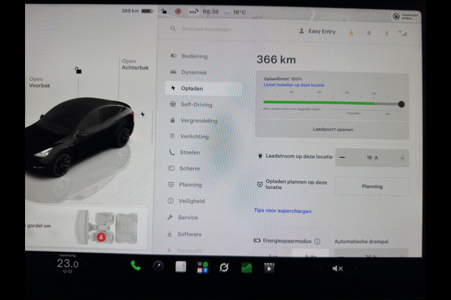 Tesla Model Y Long Range AWD 75 kWh (3-Fase-11kW) {SoH-87%} (INCL-BTW) Aut. *PANO | AUTO-PILOT | LEATHER | NAVI-FULLMAP | MATRIX-LED | KEYLESS | CAMERA | DAB+ | HEATED-COMFORTSEATS | PRIVACYGLASS | TOPVIEW | 20''ALU*