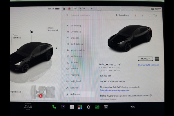 Tesla Model Y Long Range AWD 75 kWh (3-Fase-11kW) {SoH-87%} (INCL-BTW) Aut. *PANO | AUTO-PILOT | LEATHER | NAVI-FULLMAP | MATRIX-LED | KEYLESS | CAMERA | DAB+ | HEATED-COMFORTSEATS | PRIVACYGLASS | TOPVIEW | 20''ALU*