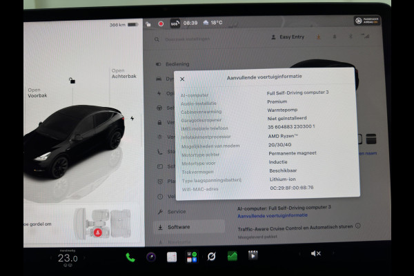Tesla Model Y Long Range AWD 75 kWh (3-Fase-11kW) {SoH-87%} (INCL-BTW) Aut. *PANO | AUTO-PILOT | LEATHER | NAVI-FULLMAP | MATRIX-LED | KEYLESS | CAMERA | DAB+ | HEATED-COMFORTSEATS | PRIVACYGLASS | TOPVIEW | 20''ALU*