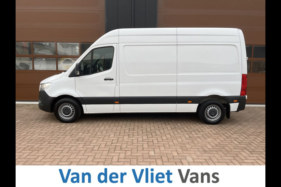 Mercedes-Benz Sprinter 314 2.2 CDI 143pk 9-Tronic L2H2 Lease €439 p/m, Airco Aut., Navi, Carplay, PDC, Camera, Sortimo inrichting, Volledig onderhoudshistorie aanwezig