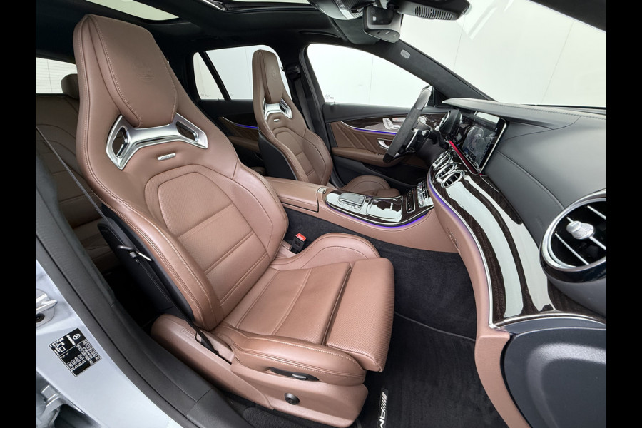 Mercedes-Benz E-Klasse Estate AMG E 63 S 4MATIC+ | Bruin Leder - Performance-stoelen High-End Pano Burmester Memory