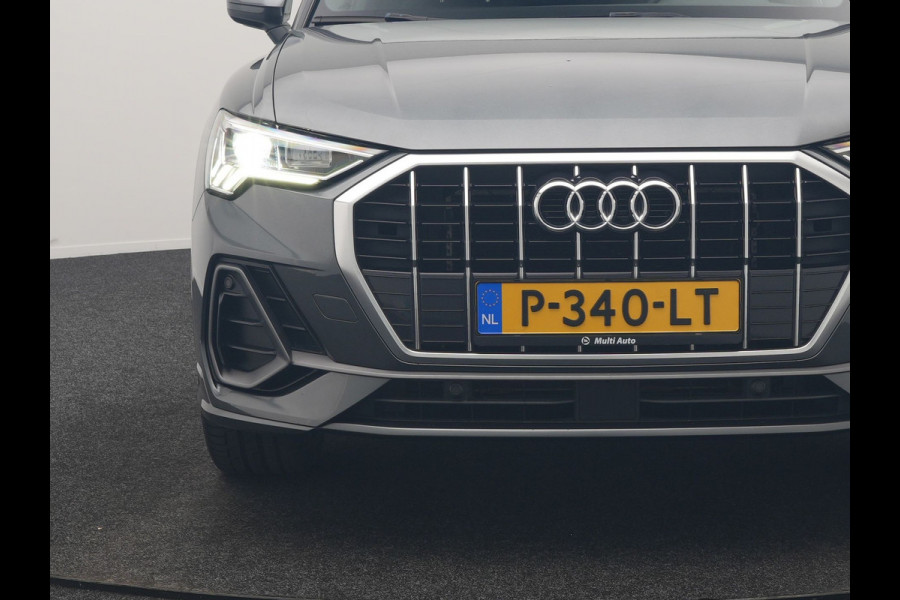 Audi Q3 35 TFSI S Line Pro Line S 150pk | Trekhaak | Cruise Control | Sportstoelen Verwarmd | Blis | DAB | Navigatie | 19"L.M