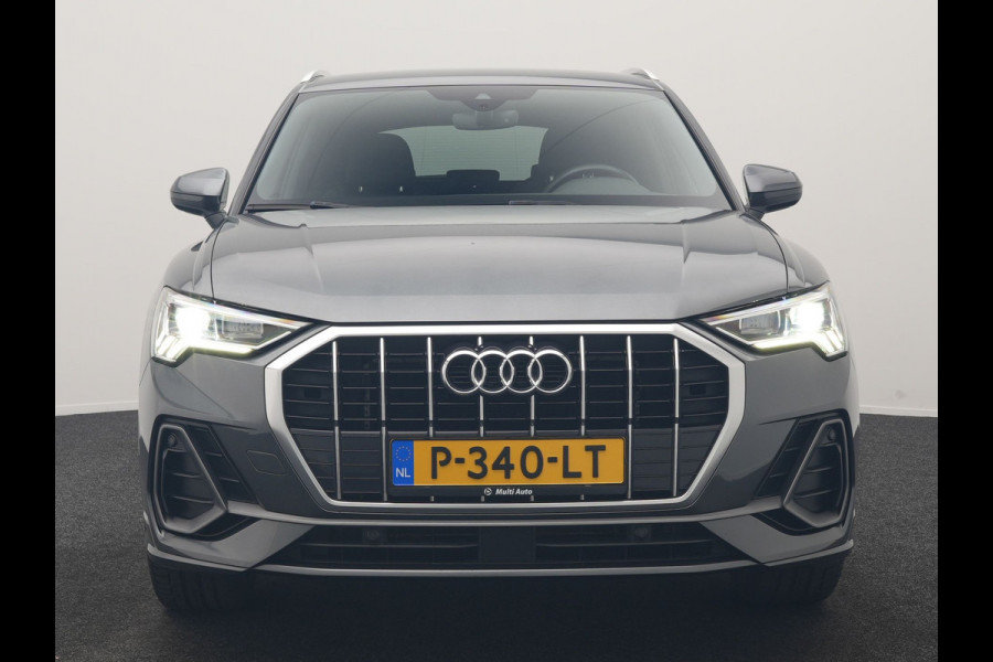 Audi Q3 35 TFSI S Line Pro Line S 150pk | Trekhaak | Cruise Control | Sportstoelen Verwarmd | Blis | DAB | Navigatie | 19"L.M