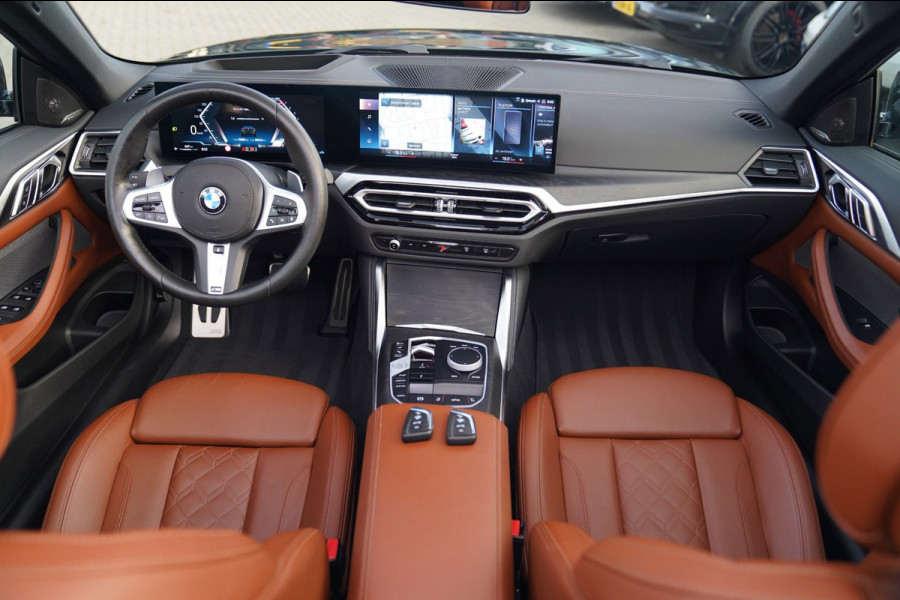 BMW 4 Serie Cabrio 430i High Executive | Harman/Kardon | Head up | Driving Assistant | Luxe Leder | Memory | Nekverwarming | LED