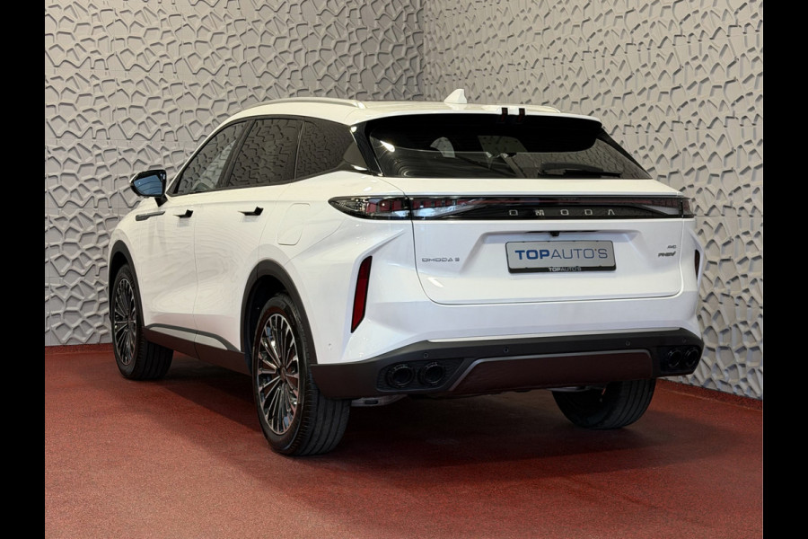Omoda 9 OMODA 9 PREMIUM AWD 538 PK | Stary White | FABRIEKSGARANTIE PHEV SUV | 145 KM ELEKTRISCH | ONGEBRUIKTE NIEUWE AUTO 4WD 4X4