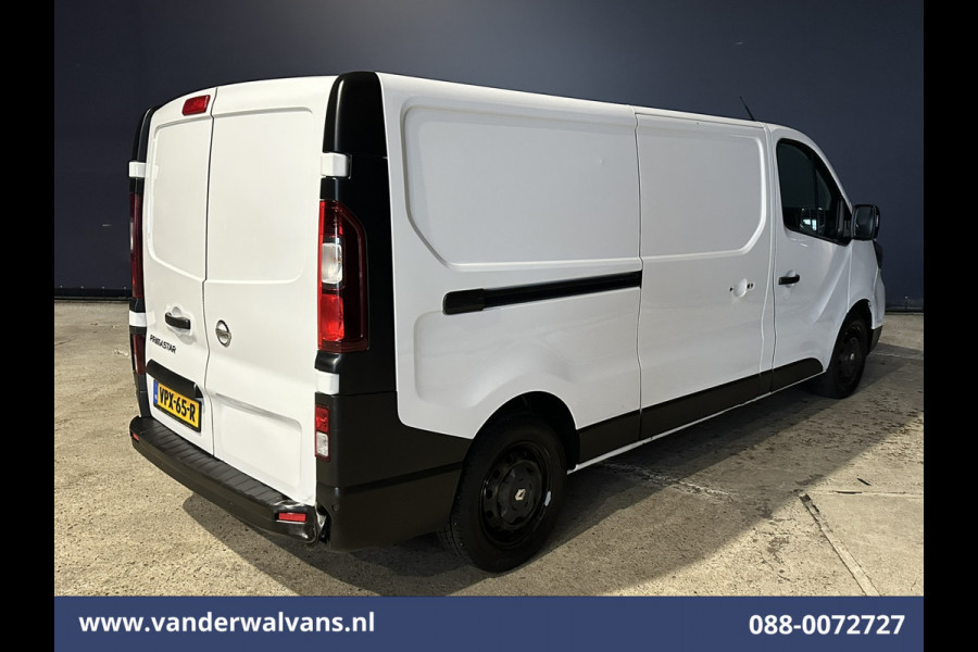 Nissan Primastar 2.0 dCi 131k L2H1 Euro6 Airco | LED | Cruisecontrol | Parkeersensoren Trap, Bijrijdersbank, 2500kg trekvermogen