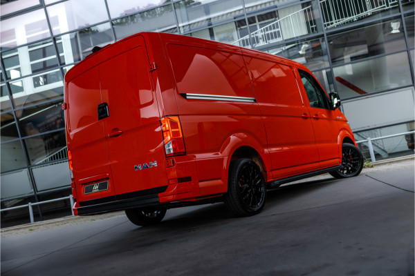 MAN TGE 35 2.0 L3H2 DSG | ACC | Standkachel | CarPlay | Navigatie | Camera | MF Stuur | Sortimo | DAB | Stoelverwarming | Nieuwe APK