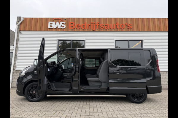 Fiat Talento 2.0 MultiJet automaat L2H1 SX DC 5 persoons / vaste prijs rijklaar € 19.950 ex btw / lease vanaf € 336 / zwart metallic / dubbele schuifdeur / trekhaak / airco / navi / camera !
