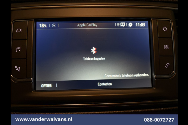 Opel Vivaro 1.5 CDTI L3H1 Euro6 Airco | Navigatie | Camera | Sidebars | Apple Carplay Cruisecontrol, Android Auto, Parkeersensoren