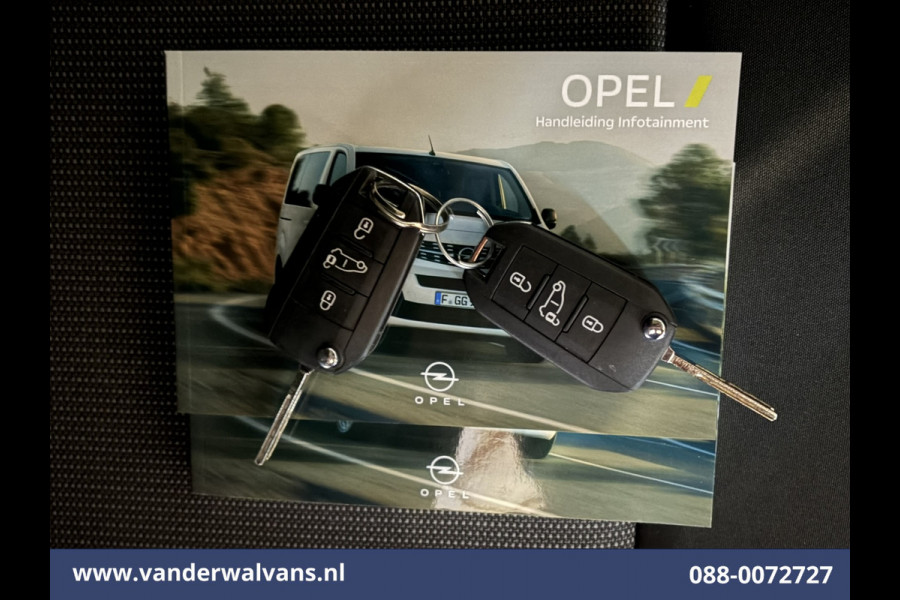 Opel Vivaro 1.5 CDTI L3H1 Euro6 Airco | Navigatie | Camera | Sidebars | Apple Carplay Cruisecontrol, Android Auto, Parkeersensoren