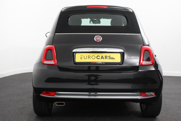 Fiat 500C 1.0 Hybrid 69pk Dolcevita Navigatie Apple CarPlay Android Auto Parkeerhulp achter Cruise Control Half leder Climatronic Lichtmetalen velgen