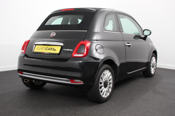 Fiat 500C 1.0 Hybrid 69pk Dolcevita Navigatie Apple CarPlay Android Auto Parkeerhulp achter Cruise Control Half leder Climatronic Lichtmetalen velgen