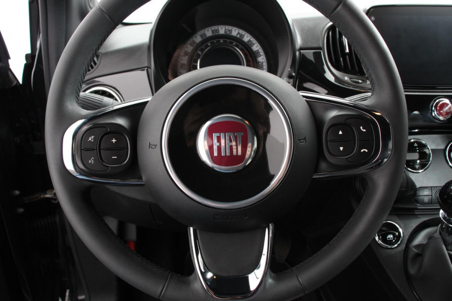 Fiat 500C 1.0 Hybrid 69pk Dolcevita Navigatie Apple CarPlay Android Auto Parkeerhulp achter Cruise Control Half leder Climatronic Lichtmetalen velgen