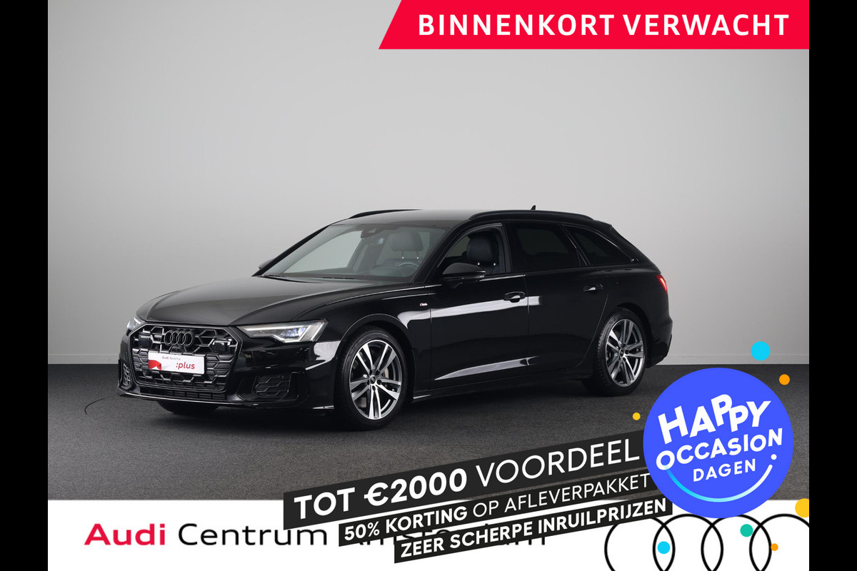 Audi A6 Avant 50 TFSI e quattro S edition Competition 299 pk S-tronic | Verlengde garantie | Navigatie | Parkeersensoren (Park assist) | Rondomzicht camera | Head-up display | Stoelverwarming v/a | S-Line |