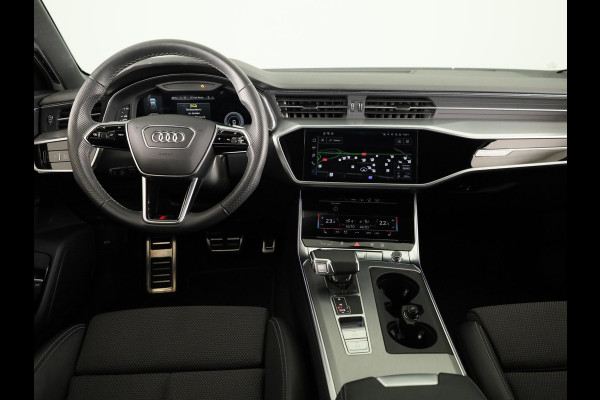 Audi A6 Avant 50 TFSI e quattro S edition Competition 299 pk S-tronic | Verlengde garantie | Navigatie | Parkeersensoren (Park assist) | Rondomzicht camera | Head-up display | Stoelverwarming v/a | S-Line |