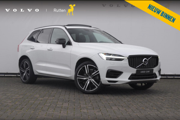 Volvo XC60 2.0 Recharge T6 AWD R-Design / Trekhaak / Stoelventilatie / Harman kardon / Panoramadak / Adaptieve cruise control / BLIS / 360 camera / Adaptieve koplampen / dubbele eindpijpen / head up display / stoel - en stuurwielverwarming / elektrische stoelen
