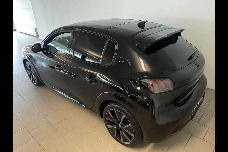 Peugeot 208 1.2 PureTech GT 130PK AUTOMAAT LEER PANO AIRCO NAVI CRUISE APPLE CARPLAY STOELVERW 3D COCKPIT PDC CAM NIEUWSTAAT
