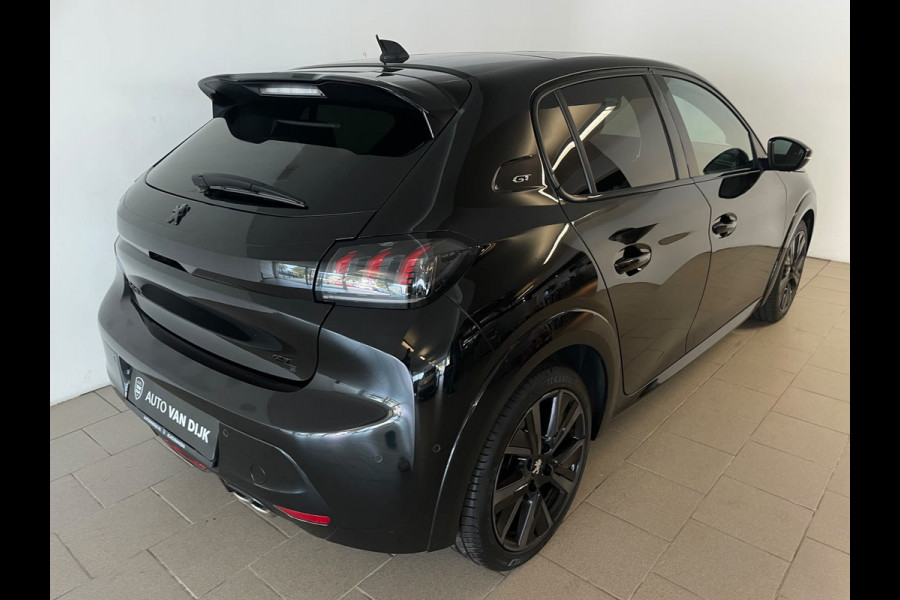 Peugeot 208 1.2 PureTech GT 130PK AUTOMAAT LEER PANO AIRCO NAVI CRUISE APPLE CARPLAY STOELVERW 3D COCKPIT PDC CAM NIEUWSTAAT