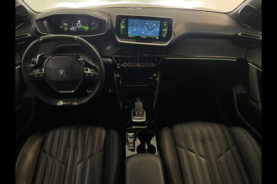 Peugeot 208 1.2 PureTech GT 130PK AUTOMAAT LEER PANO AIRCO NAVI CRUISE APPLE CARPLAY STOELVERW 3D COCKPIT PDC CAM NIEUWSTAAT