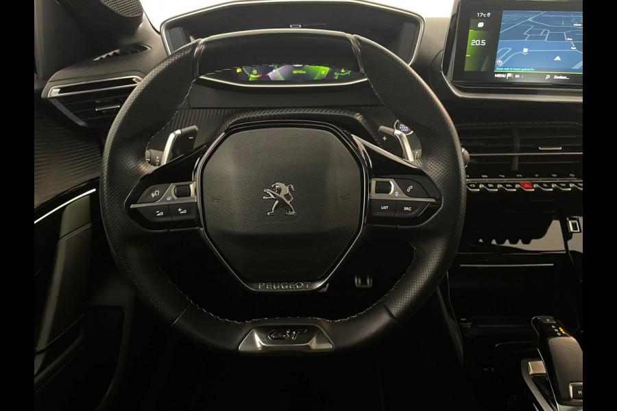 Peugeot 208 1.2 PureTech GT 130PK AUTOMAAT LEER PANO AIRCO NAVI CRUISE APPLE CARPLAY STOELVERW 3D COCKPIT PDC CAM NIEUWSTAAT