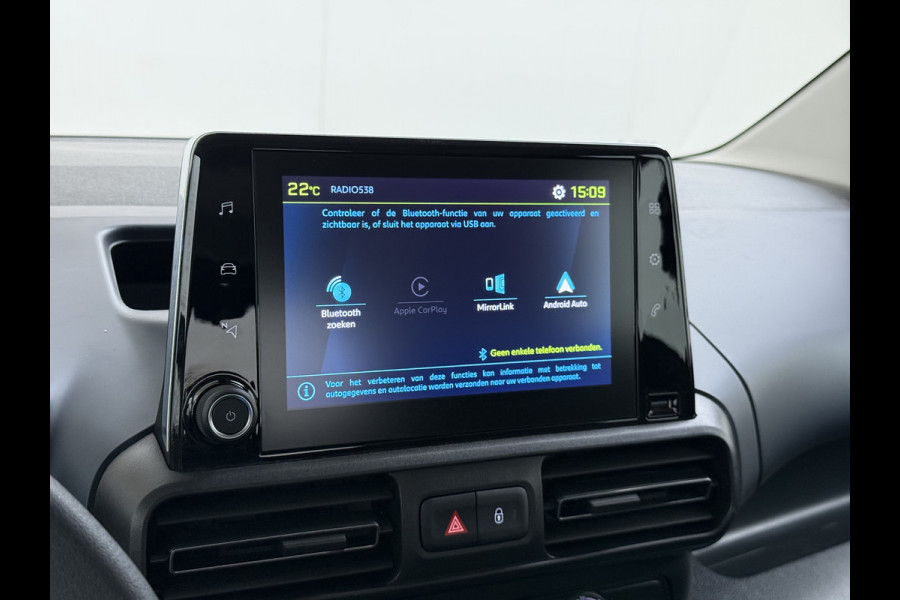 Peugeot e-Rifter EV AUT. Allure Pack 2X Schuifdeur 360°Camera Navi Apple Carplay Android Auto Isofix Cruise Control Pdc SOH 97%  50kWh Regen-Lichtsensor Led Lane Assist DAB 5-Persoons