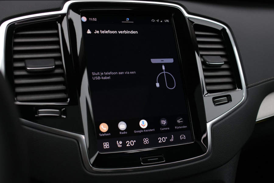 Volvo XC90 2.0 T8 Plug-in hybrid AWD Ultra Dark 7p. *Pano*Head-Up*H/K*