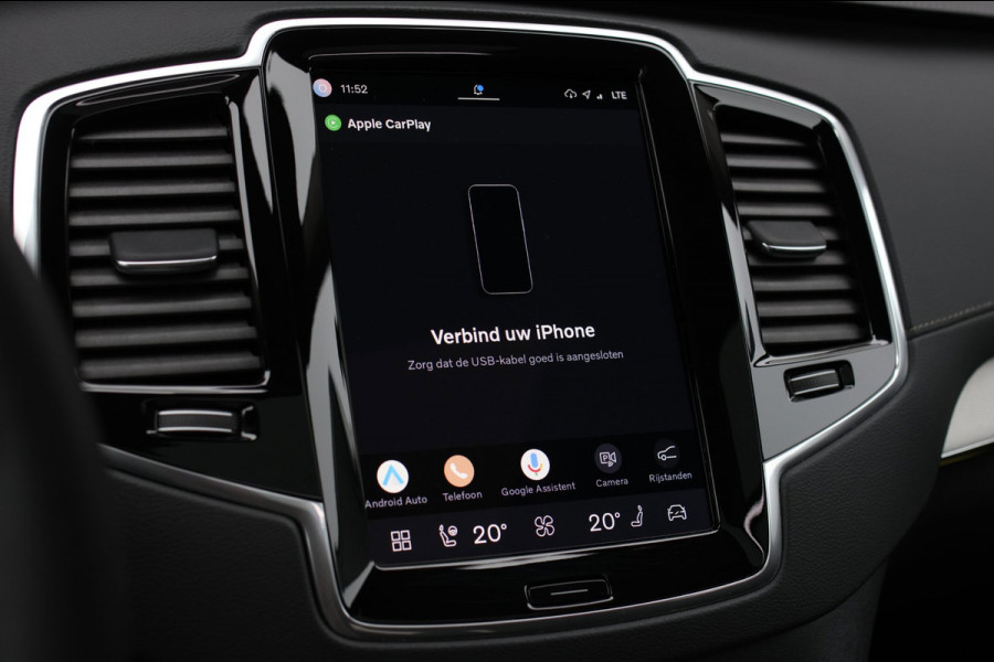 Volvo XC90 2.0 T8 Plug-in hybrid AWD Ultra Dark 7p. *Pano*Head-Up*H/K*