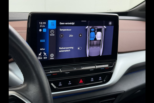 Volkswagen ID.4 82kWh 204PK Trekhaak Pano-Dak Leer/Alcantara Camera 3-Zone Ecc Adap.Cruise Matrix Led Led-a-lich dynamisch SOH 90% Apple Carplay Android Auto Isofix Privacy Glas Lmv 20" Led 1.000KG Trekgewicht 1e Eigenaar Origineel Nederlandse Auto
