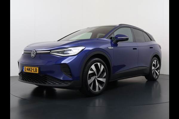 Volkswagen ID.4 82kWh 204PK Trekhaak Pano-Dak Leer/Alcantara Camera 3-Zone Ecc Adap.Cruise Matrix Led Led-a-lich dynamisch SOH 90% Apple Carplay Android Auto Isofix Privacy Glas Lmv 20" Led 1.000KG Trekgewicht 1e Eigenaar Origineel Nederlandse Auto