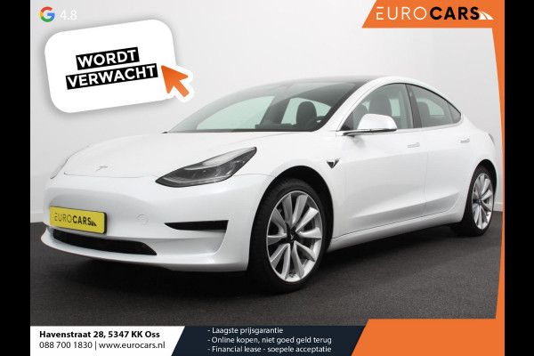 Tesla Model 3 Standard RWD Plus 60 kWh Panorama dak Navigatie Leder Parkeersensoren Camera 19" Sport Wheels