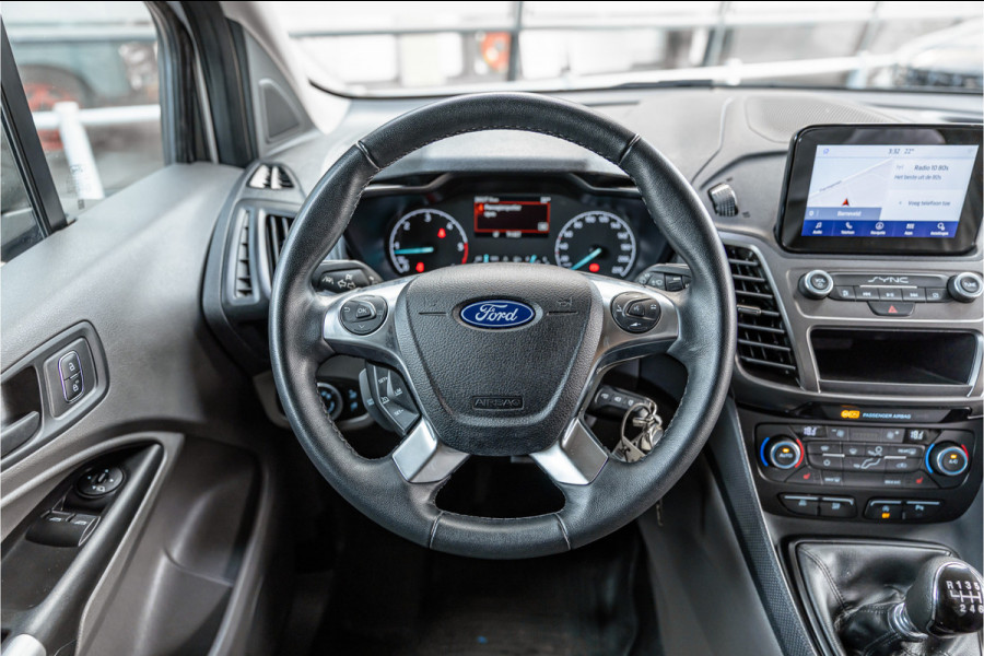 Ford Transit Connect 1.5 EcoBlue L2 | L+R Schuifdeur | Bi-Xenon | Blind Spot | Cruise control | Trekhaak | Navigatie | Camera | CarPlay | Stoelverwarming | Dealer onderhouden | Nieuwe APK