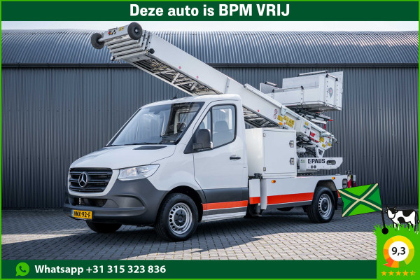 Mercedes-Benz Sprinter 315 | Verhuislift / ladder | Nieuwstaat | Paus City-Floh 27M | 400KG Laadvermogen | Cruise | Airco