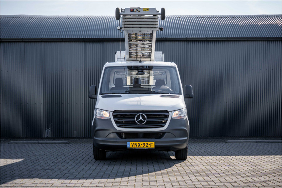 Mercedes-Benz Sprinter 315 | Verhuislift / ladder | Nieuwstaat | Paus City-Floh 27M | 400KG Laadvermogen | Cruise | Airco